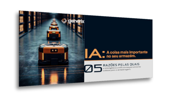Capa do ebook sobre IA aplicada ao WMS da Generix