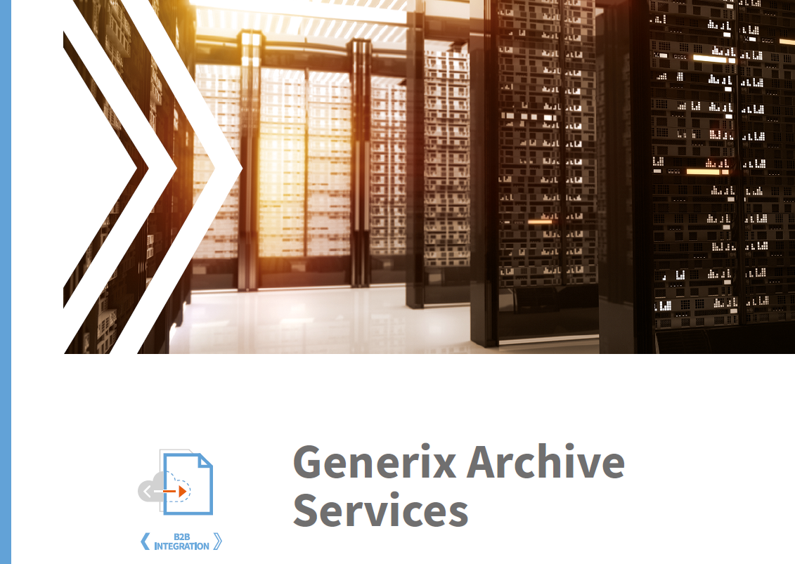 Ficha de Produto: Generix Archive Services